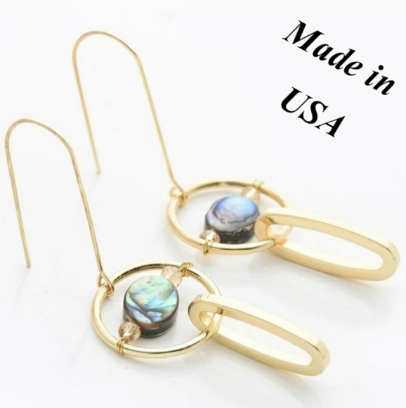 Artisan Moon Jewelry - 🎀Abalona Dangle Shell Earings